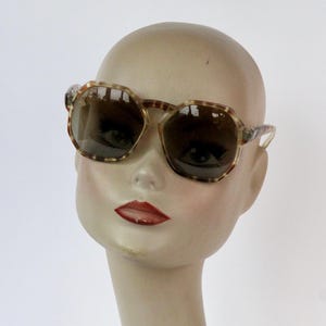 Mary Quant, London 1960s Vintage Oversized Tortoise Sunglassses