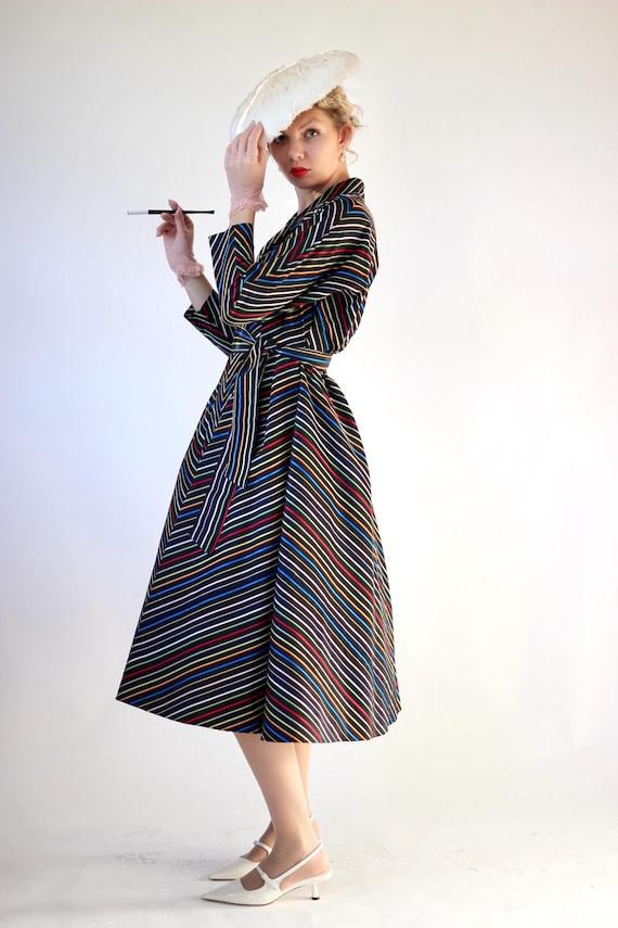 shirt dress rainbow Printed Shirt Dress
