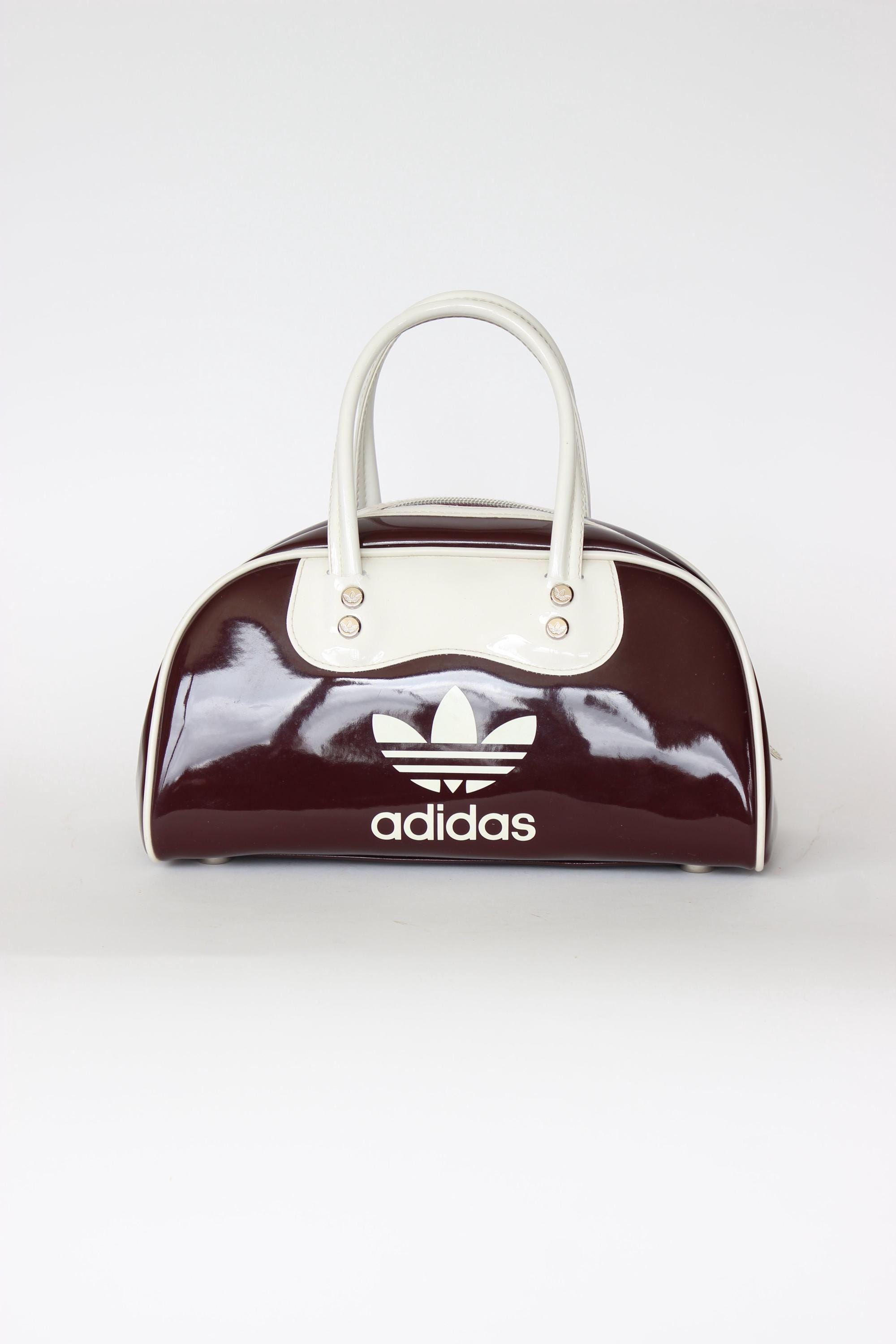 希少！adidasビンテージバッグ 80's adidas All Leather Vintage Bag アディダス ビンテージ オール