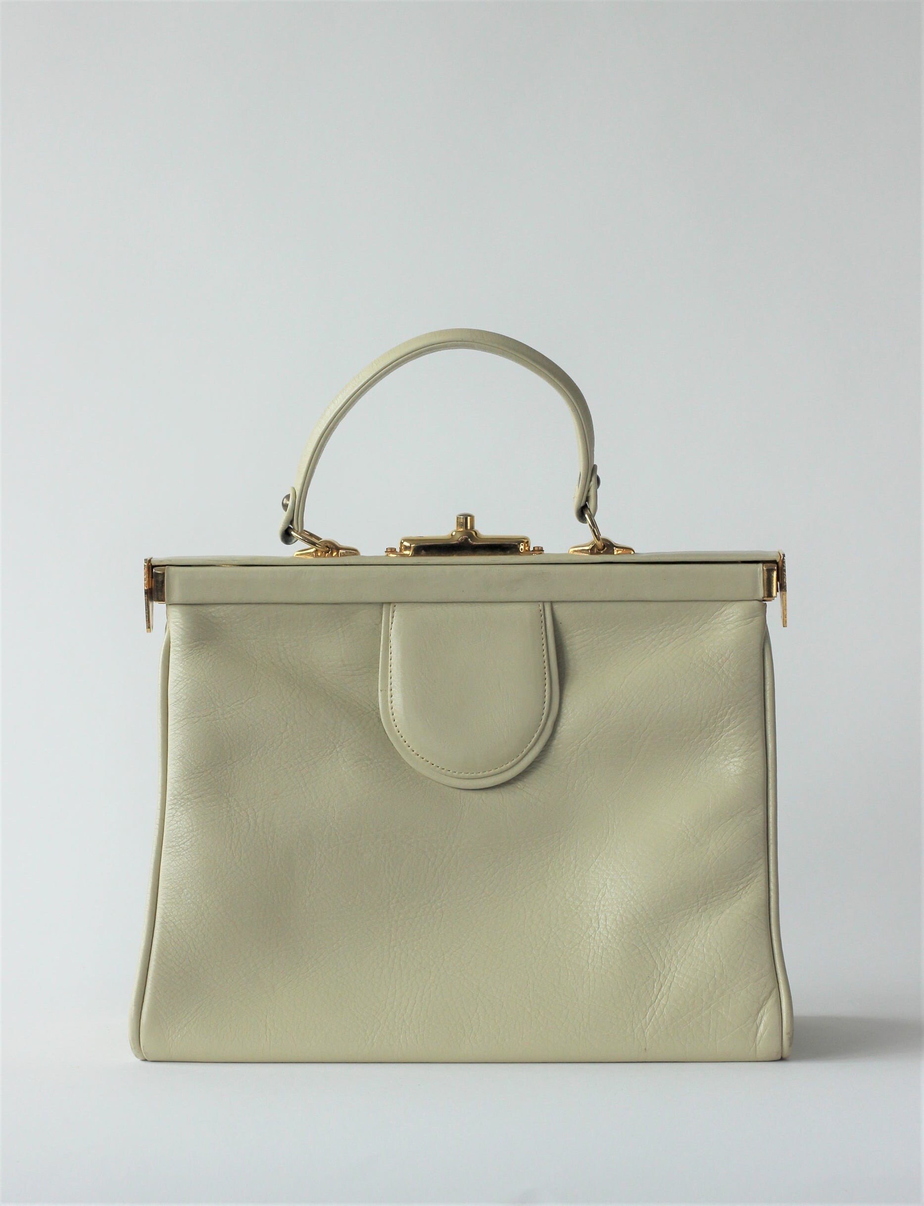 トートバッグ GOLDEN  TOP HANDLE BAGS Tiffany & Fred Saffiano Leather Top-Handle Crossbody Bag