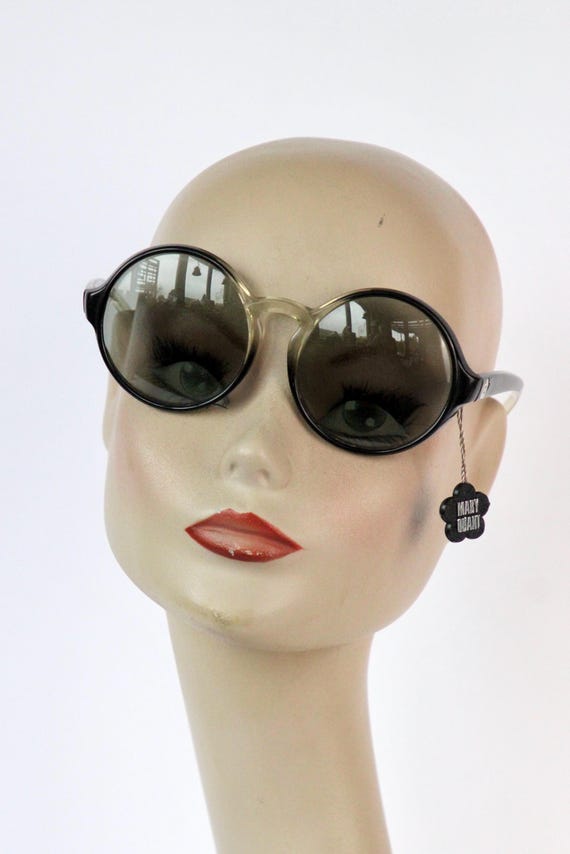 Vintage Deadstock 1960s Italian Oversized Round Sunglasses Vintage Deadstock 1960s Italian Oversized Round Sunglasses  main image 4