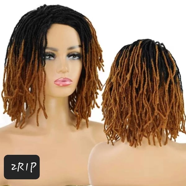 Dreadlock Crocheted Braided Hair Wigs 10"