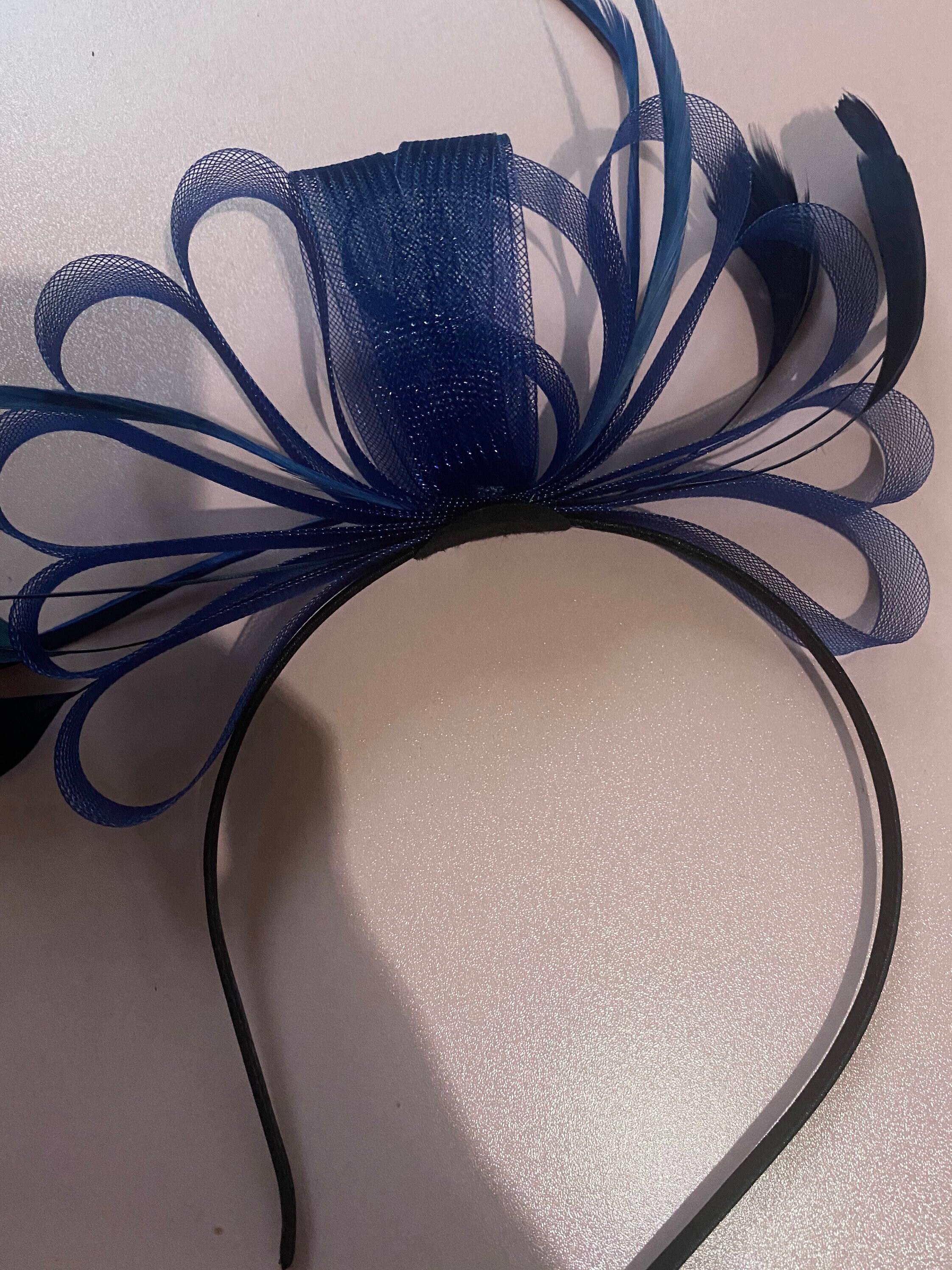 Women's Small Flower Fascinator Headband – Royal Wedding Party Ascot Race – Multiple Colors