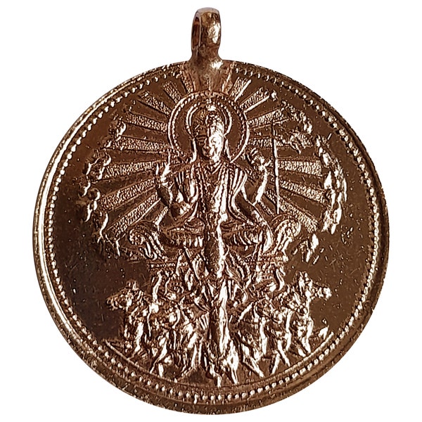 Sowra Rupu Suryanarayana Copper Pendant Kavach Locket For Men And Women Surya Aditya 7 Horses Of Suryadev Sun God