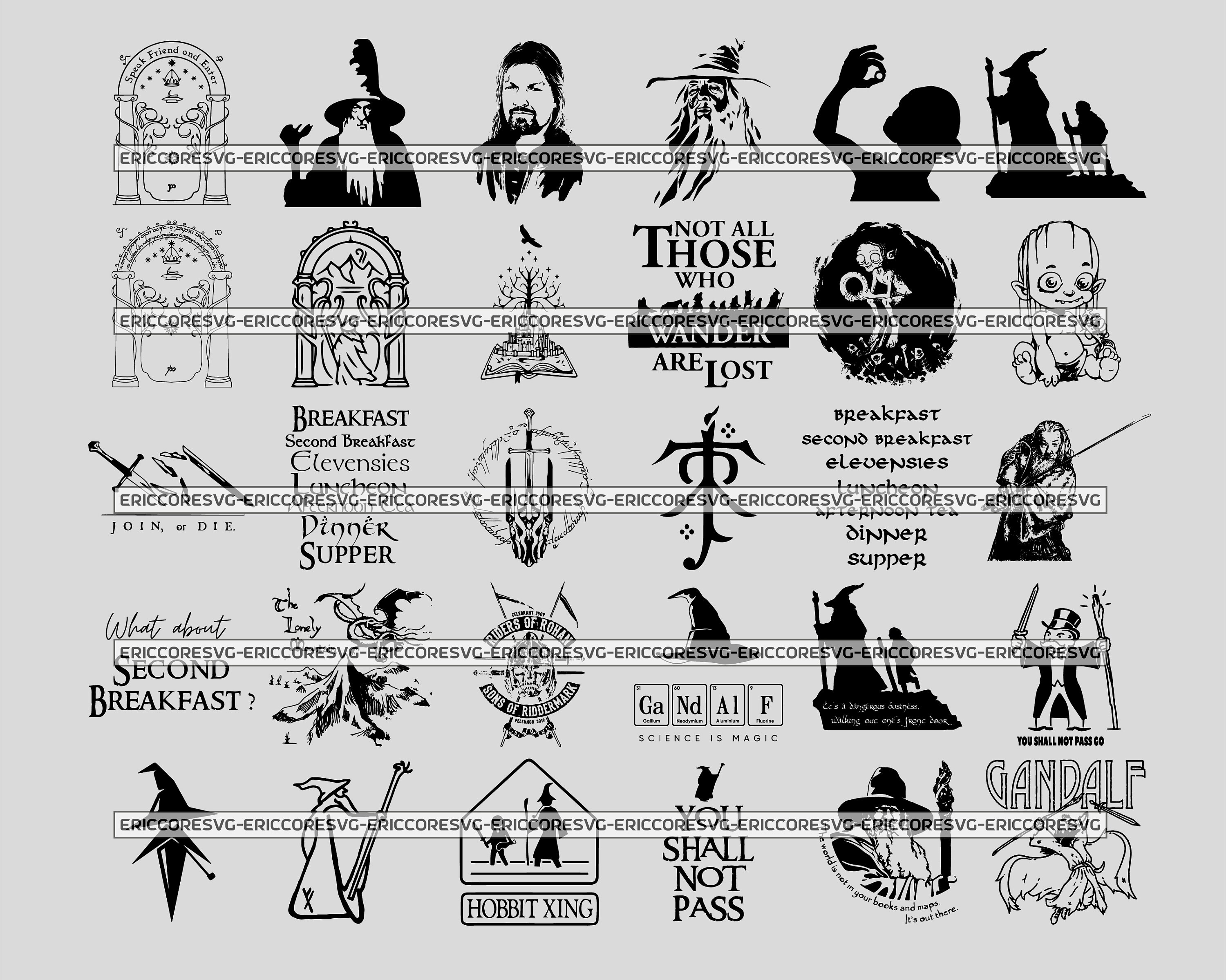 Lord of the Rings Work Art LOTR Art Map the Lord of the Etsy UK