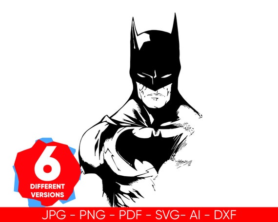 Bat Svg Vector Print Cut File Batman Png Svg Pdf Bat - Etsy