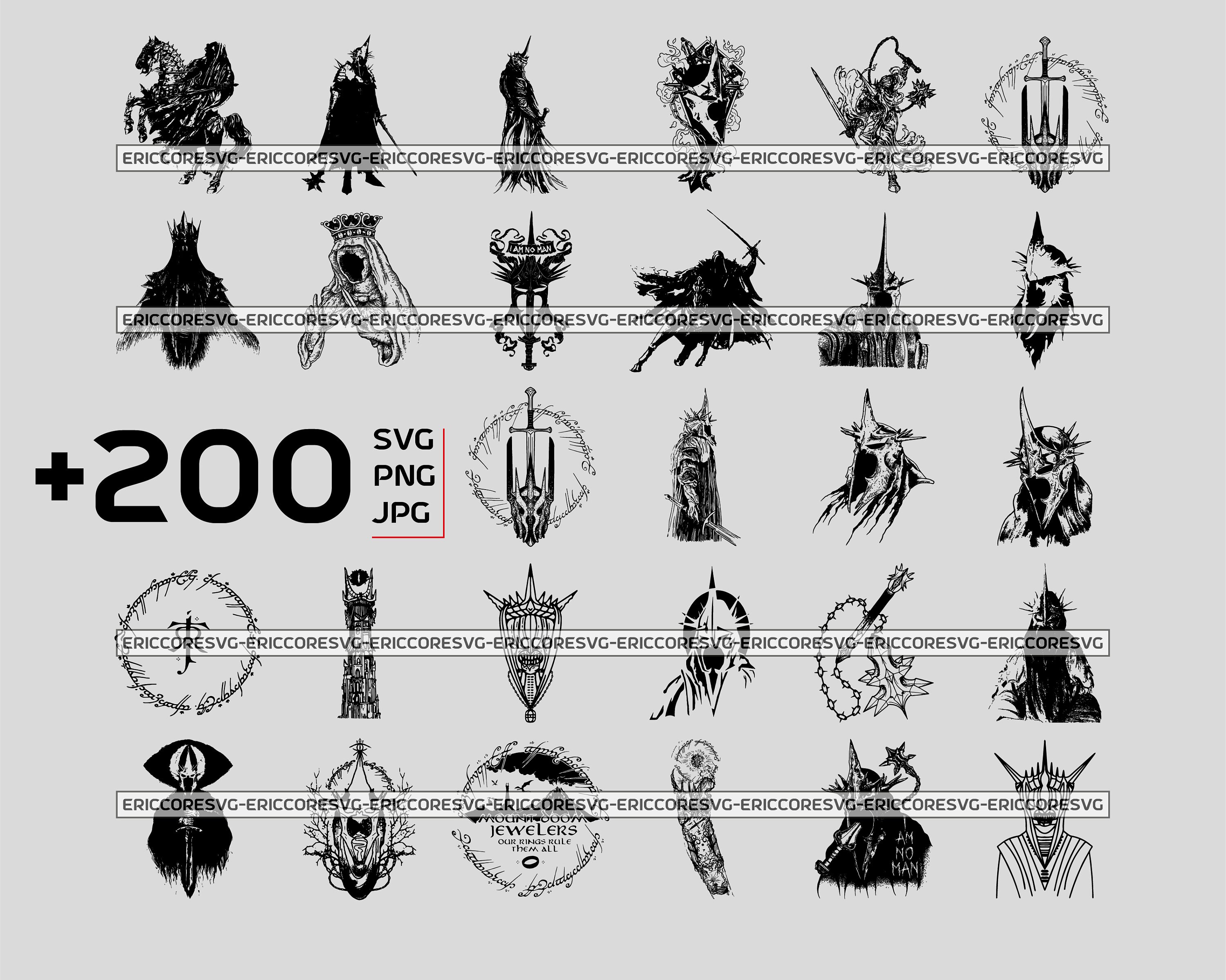 Lord of the Rings Work Art LOTR Art Map the Lord of the Etsy UK