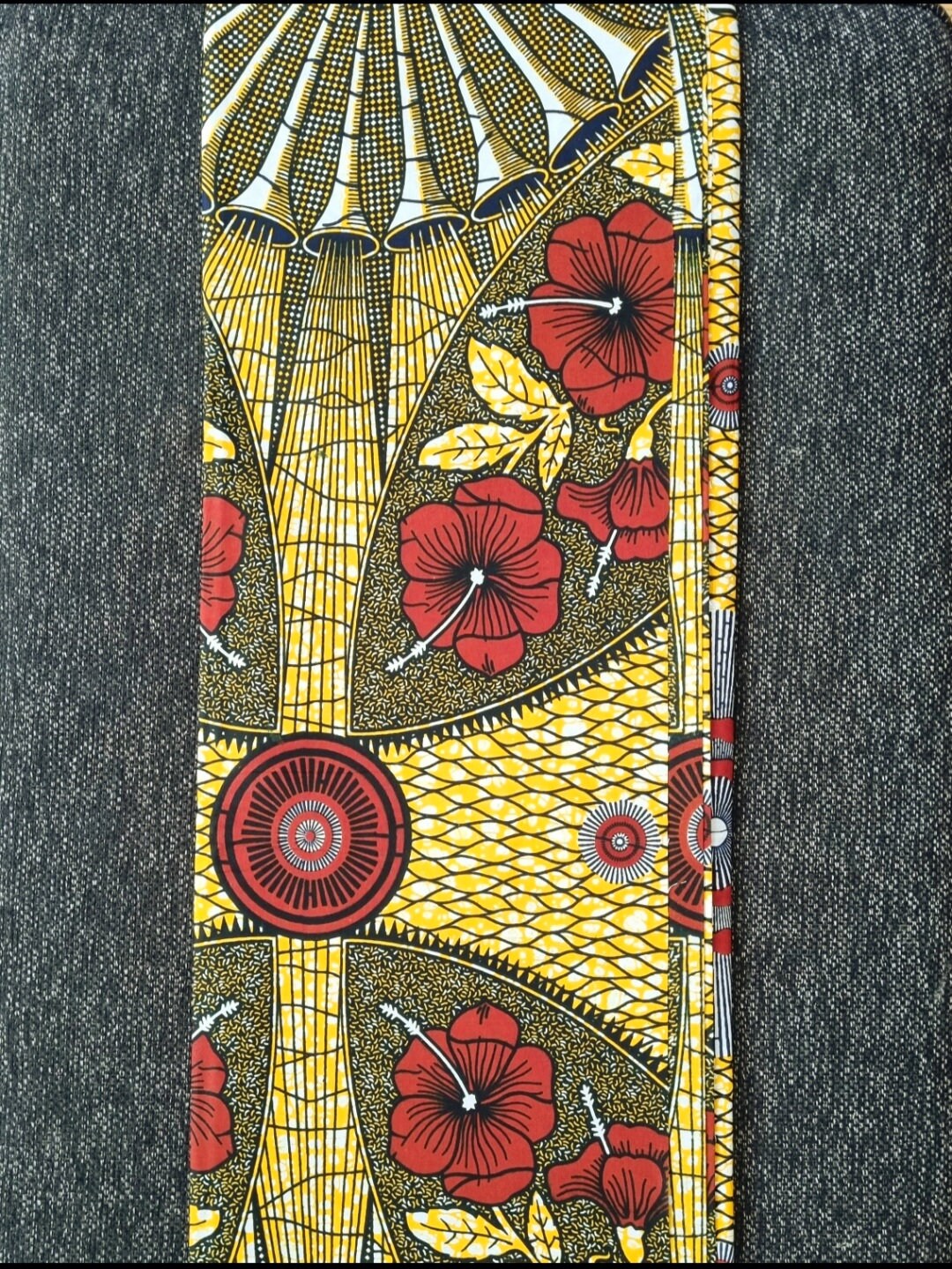 Floral African Print Fabric, 100% Cotton Ankara Kitenge, Sold by the ...
