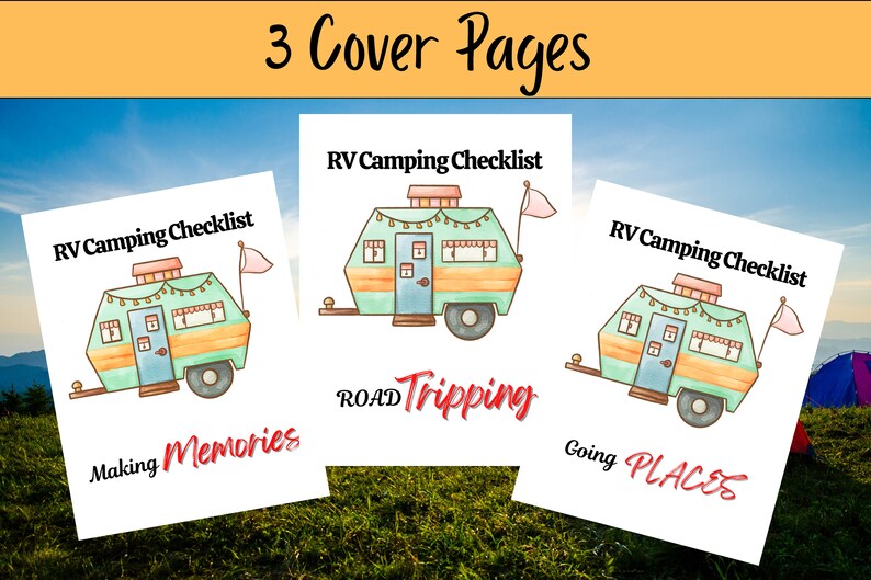 Most Essential Printable RV Checklists With 3 Cover Optionsgeneral RV