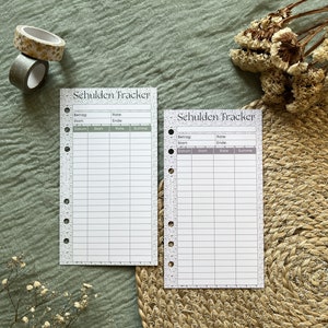 Debt Tracker — Tracker for Budget Binder — Envelope Method