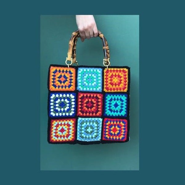 Borsa Granny Pattern ITALIANO