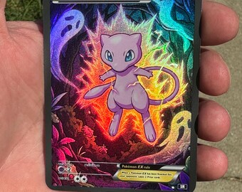 Pokemon TCG Mew - Fan Art - Ghost Holo