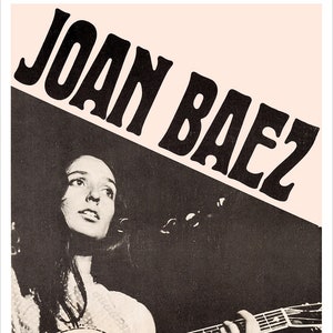 Joan Baez - Concert Poster print - redPlanetGraphics