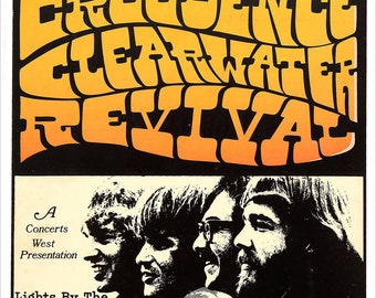 Creedence Clearwater Revival - Seattle Center - Concert Poster print - redPlanetGraphics