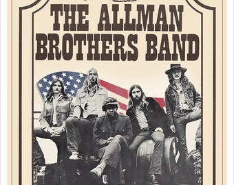 Allman Brothers Band CONCERT POSTER 12