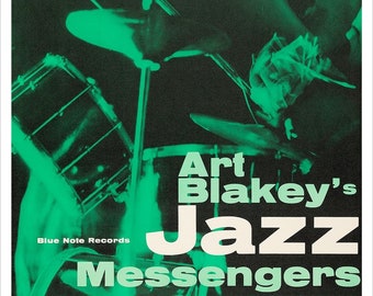 Art Blakey and the Jazz Messengers in Germany - Modern Jazz - Concert Poster print - redPlanetGraphics