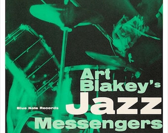 Art Blakey and the Jazz Messengers in Germany - Modern Jazz - Concert Poster print - redPlanetGraphics