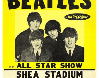 DIGITAL PRINTABLE FILE Only*** the Beatles Ticket Stub Artwork