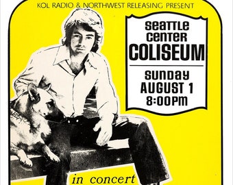 Neil Diamond - Seattle Center - Concert Poster print - redPlanetGraphics