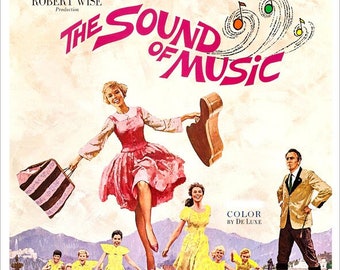 La musique au son - Impression affiche de film - redPlanetGraphics