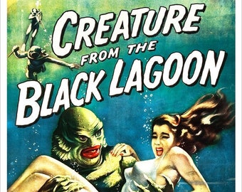 Créature du lagon noir - Affiche du film - redPlanetGraphics