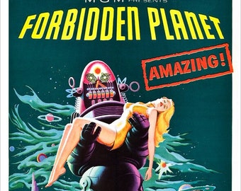 Planète interdite - Impression affiche de film - redPlanetGraphics