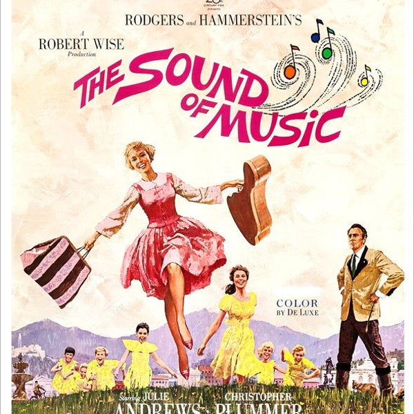 The Sound of Music - Movie Poster print - redPlanetGraphics