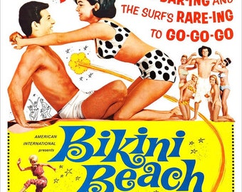 Bikini Beach - Movie Poster print - redPlanetGraphics