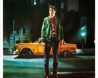 TAXI DRIVER, Robert De Niro, Harvey Keitel, Martin Scorsese Original VintageTheater Movie Poster TAXI DRIVER, Robert De Niro, Harvey Keitel, Martin Scorsese Original VintageTheater Movie Poster