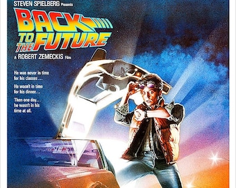 Back to the Future - Movie Poster print - redPlanetGraphics