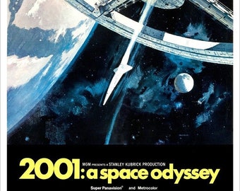 2001 A Space Odyssey - Movie Poster print - redPlanetGraphics