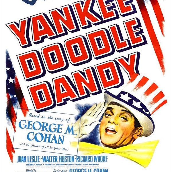 James Cagney - Yankee Doodle Dandy - Movie Poster print - redPlanetGraphics