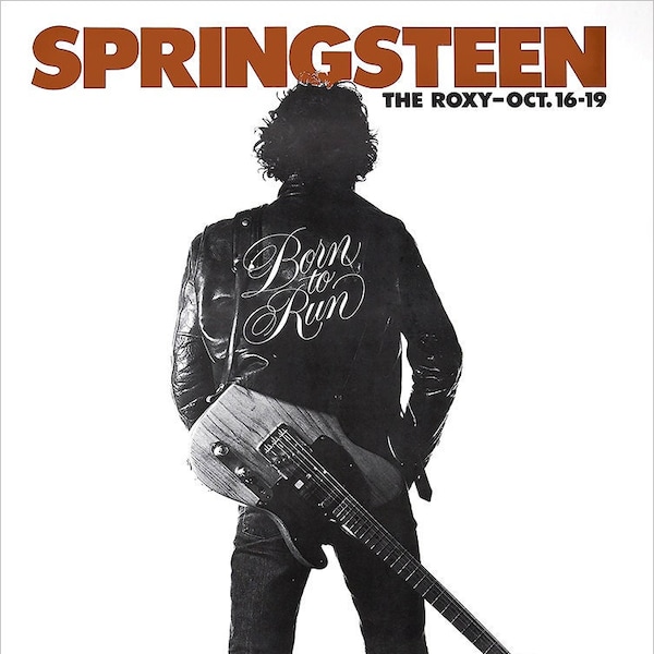 Bruce Springsteen at The Roxy - 1975 - Concert Poster print - redPlanetGraphics