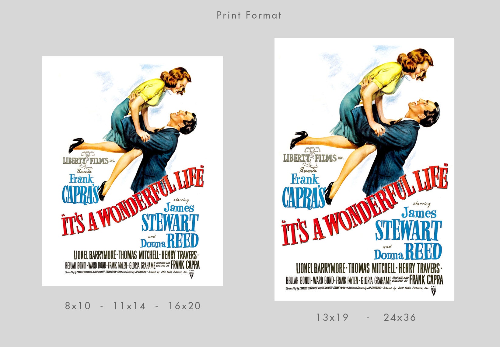 It's a Wonderful Life - Movie Poster Print - Redplanetgraphics - Etsy