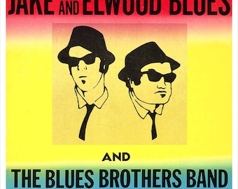 The Blues Brothers Band - Concert Poster Print - Redplanetgraphics