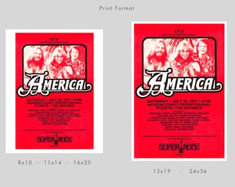 America アルバム「America」 ４アルバムとコンサートパンフレット America Album
