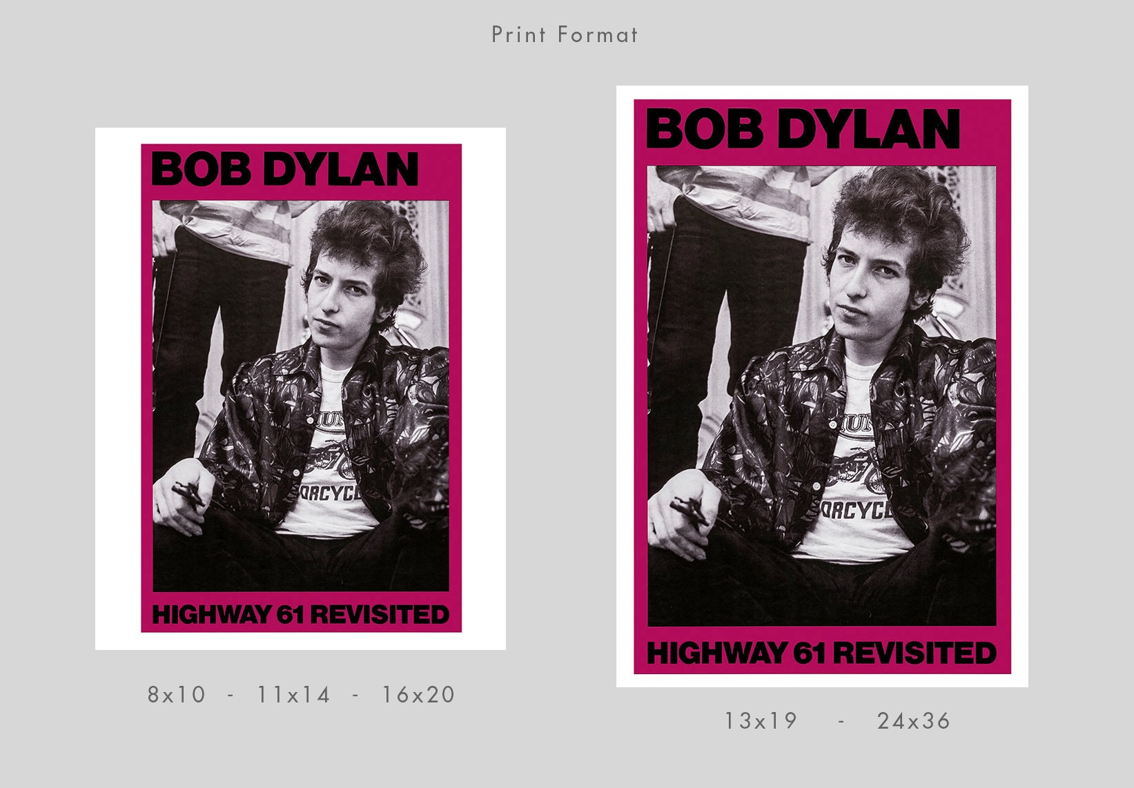 BOB DYLAN 超レア　ポスターサイズB2 Bob Dylan - Highway 61 Revisited - Poster Print