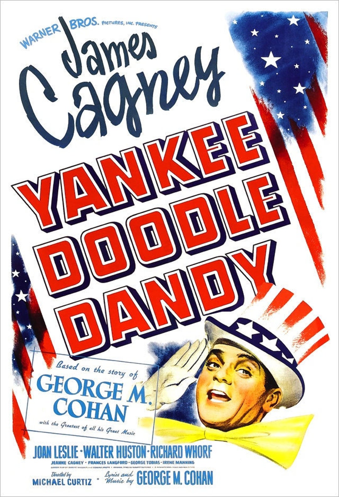 James Cagney - Yankee Doodle Dandy - Movie Poster Print ...