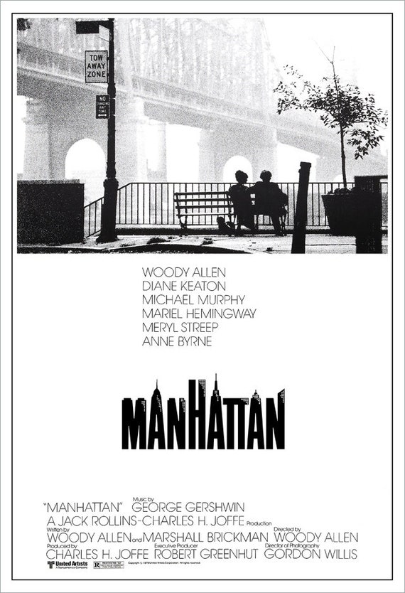 Manhattan - Movie Poster Print - Redplanetgraphics - Etsy