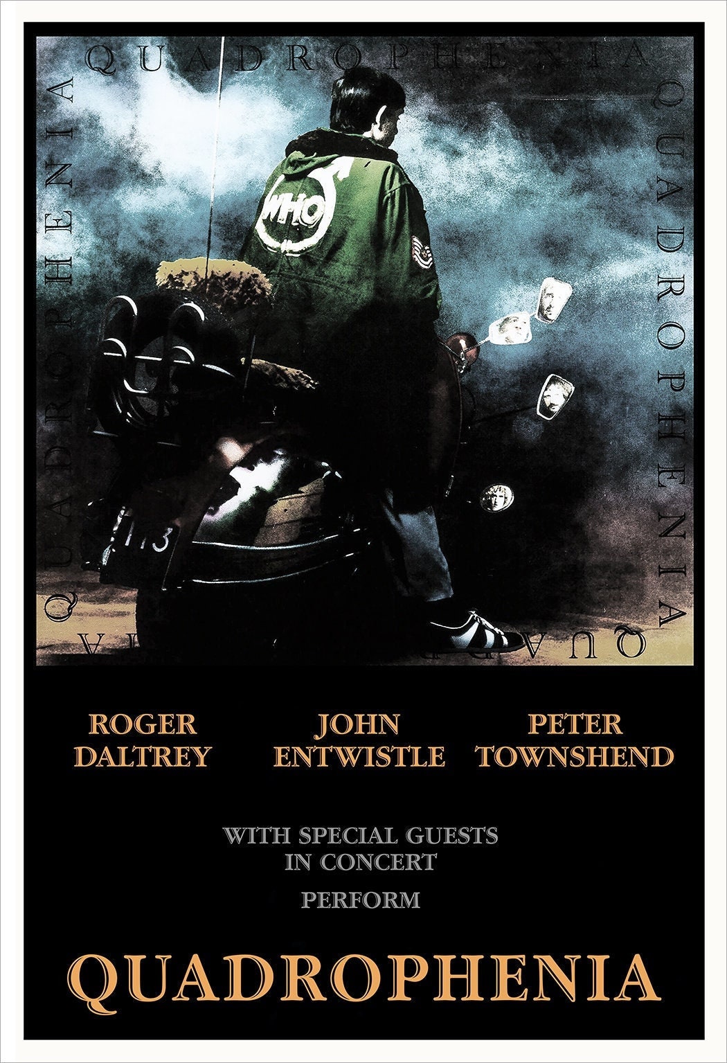The Who - Quadrophenia - Concert Poster Print - Redplanetgraphics