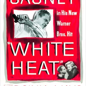James Cagney - White Heat - Movie Poster print - redPlanetGraphics