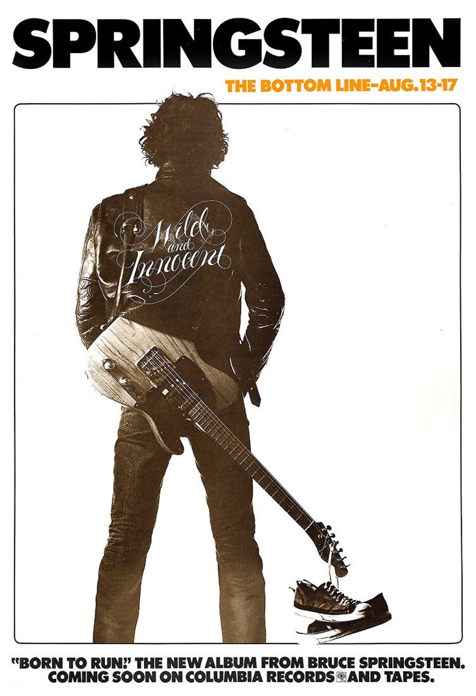 Bruce Springsteen at the Bottom Line - 1975 - Concert Poster Print ...