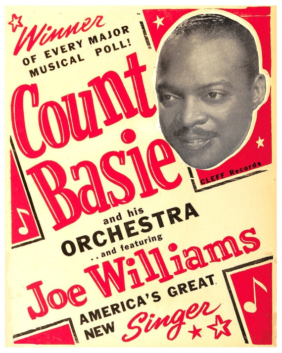 (未使用･未開封品)In Concert at the Count Basie Theater [DVD] Count Basie Orchestra With Joe Williams - Concert Poster