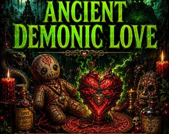 Ancient Demonic Love , Stubborn Connection Energy, Voodoo Love Working, Resistance Clearing & Bond Pull