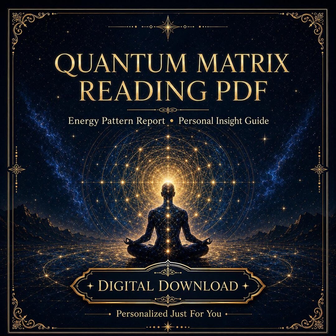 Question Matrix Reading Quantum Matrix Reading PDF | Energy Pattern Report, Personal Insight ...