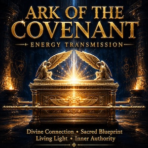 Ark of the Covenant Energy Transmission, Sacred Blueprint, Divine Connection, Charged Artwork & Personal Report