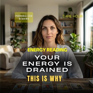 Energy Reading – What Is Draining You? Remove Negative Energy (Same Hour)