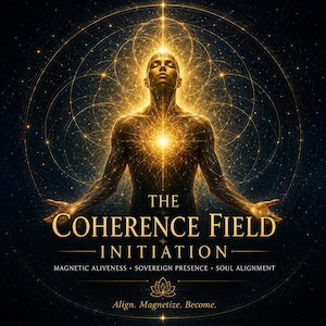 Coherence Field Initiation | Magnetic Energy Activation, Soul Alignment, Personalized PDF & Charged Artwork