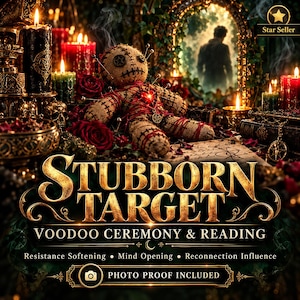 Stubborn Target Ritual & Reading | Resistance Softening Ceremony Performed for You | Emotional Openness + Reconnection | Photo Proof