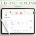 Notion Template Life Planner, Notion Dashboard, Notion Planner, All in One Notion Templates, Digital Planner, Notion Template, Productivity 